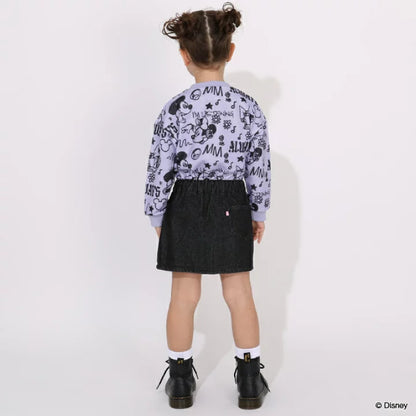 日本童裝 BDL x Disney 衛衣拼接連身裙 90-140cm 女童款 冬季 DRESSES