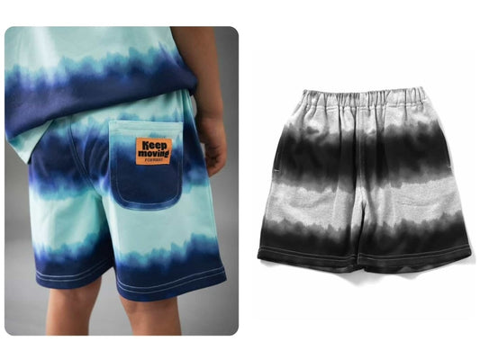 Japanese children's clothing BREEZE tie-dye print shorts 90-160cm boys' summer PANTS 