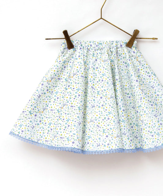 Japanese children's clothing panpantutu x Sanrio Cinnamoroll floral short skirt 90-140cm girls summer SKIRTS 