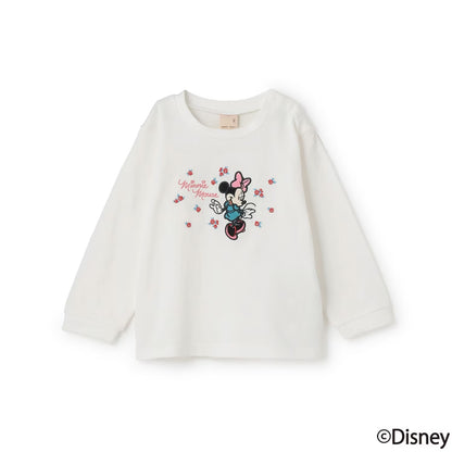 日本童裝 pe#main x Disney 圖案長袖上衣 80-130cm 男童款/女童款 秋季 TOPS