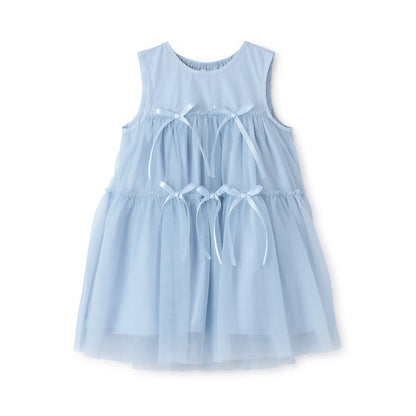 日本童裝 Ly# mine 蓬鬆薄紗多層連身裙 100-150cm 女童款 冬季 DRESSES