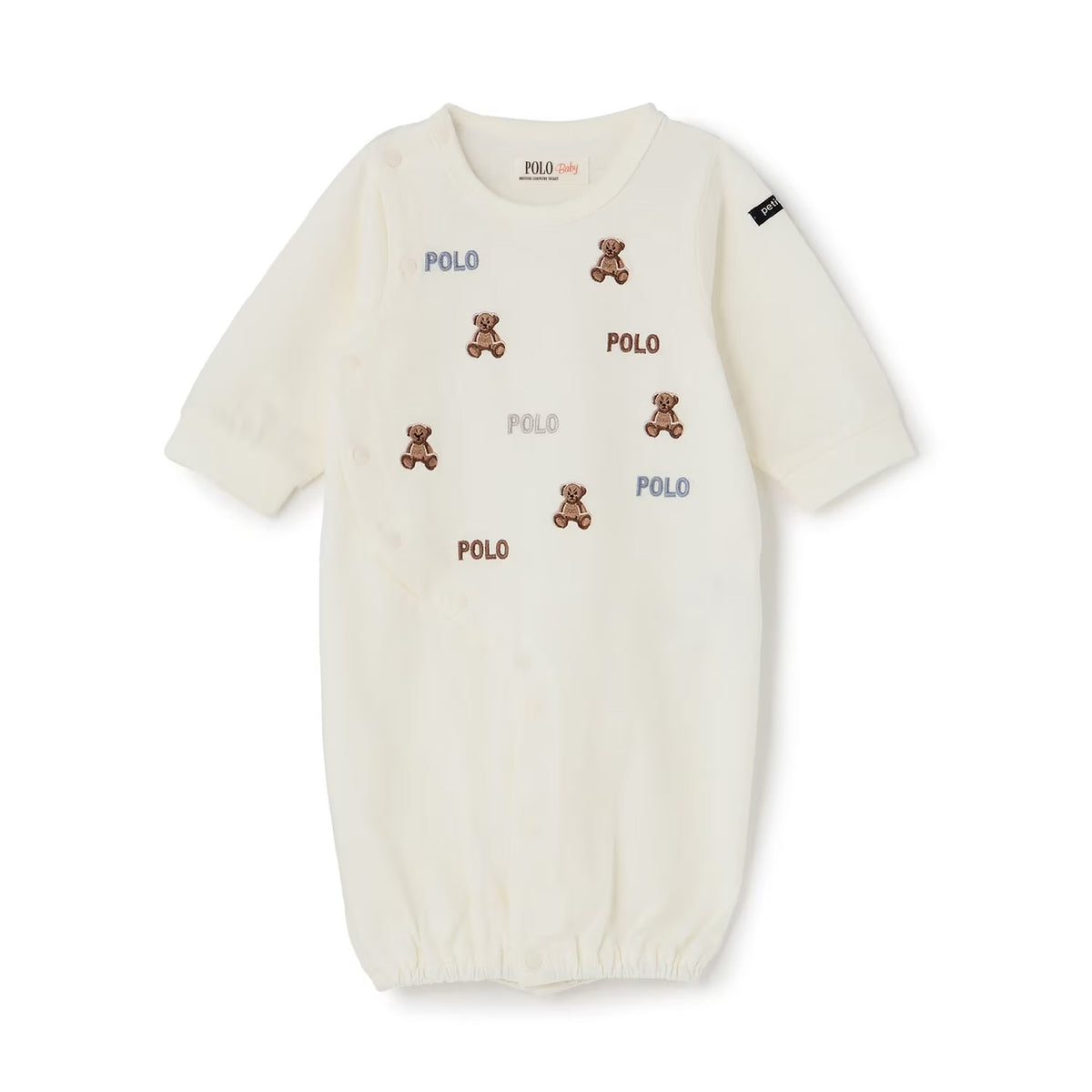 日本童裝 pe#main x【POLO BCS】2Way 連衣 50-70cm 男童款/女童款 初生嬰兒 秋季 Jumpsuit