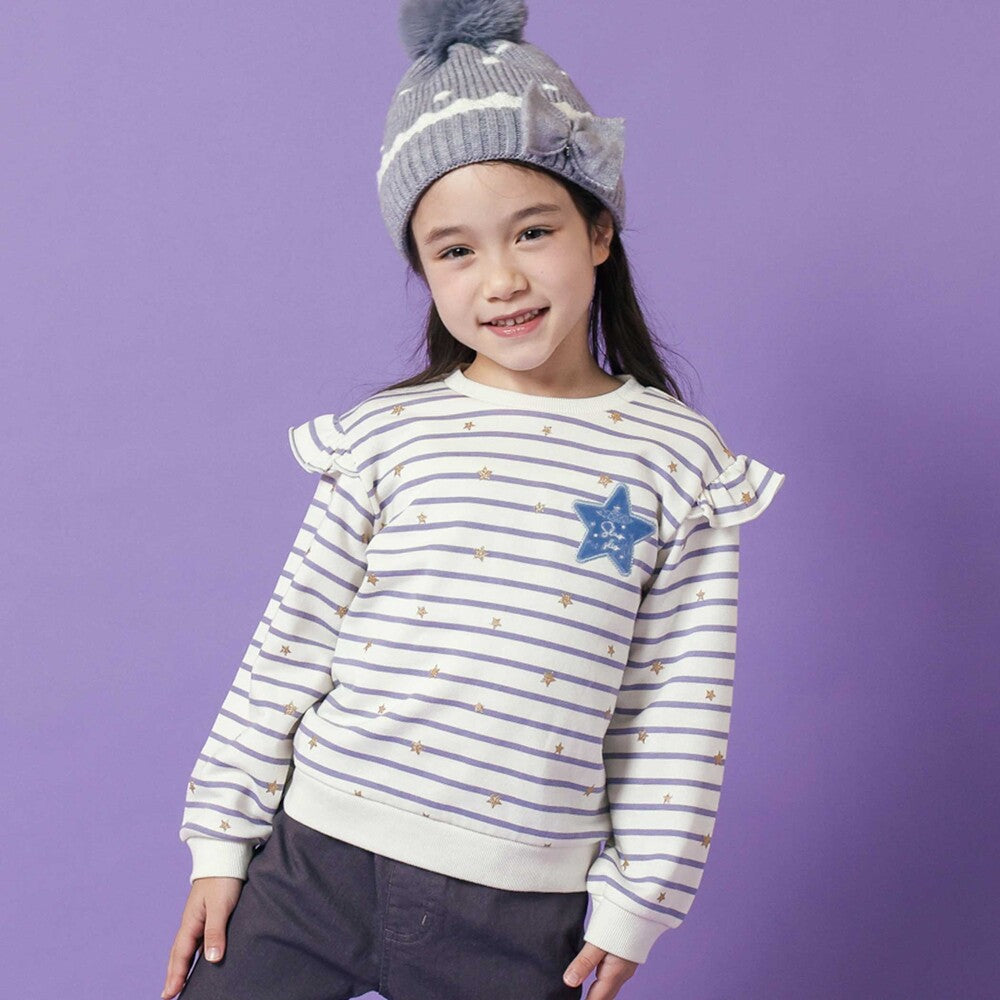 日本童裝  SLAP SLIP 印靴圖案上衣 80-130cm 女童款 冬季 TOPS