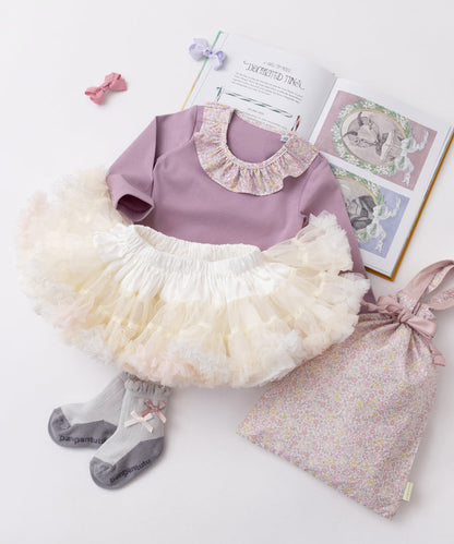 Japanese children's clothing panpantutu Etoile Pink tutu skirt 70-135cm girls' newborn baby summer SKIRTS 