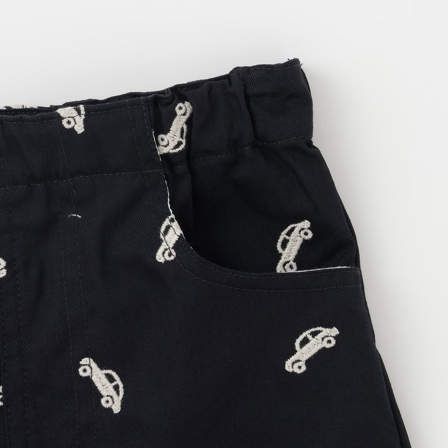 日本童裝 pe#main 刺繡圖案短褲 80-130cm 男童款 夏季 PANTS