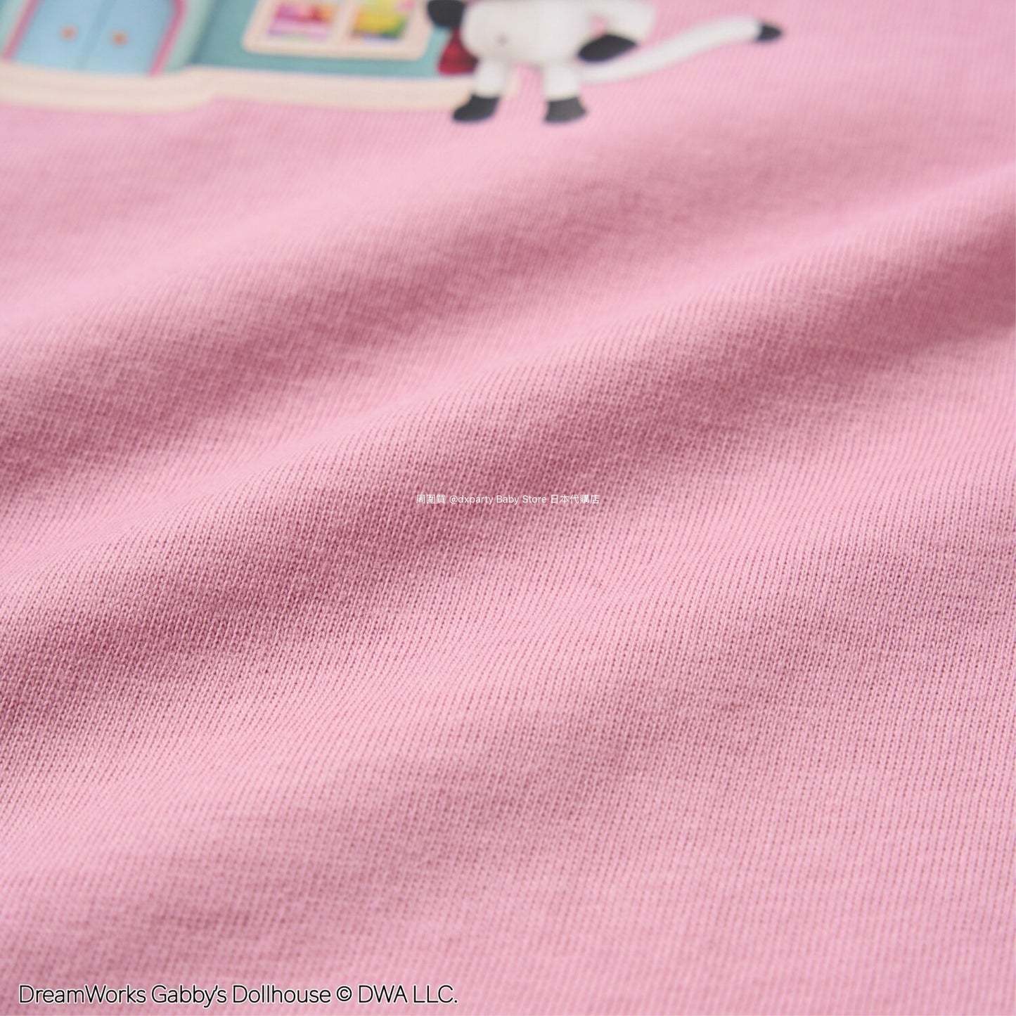 Japanese children's clothing Ly# mine x GABBY'S DOLLHOUSE small flying sleeve top 100-130cm girls summer TOPS 