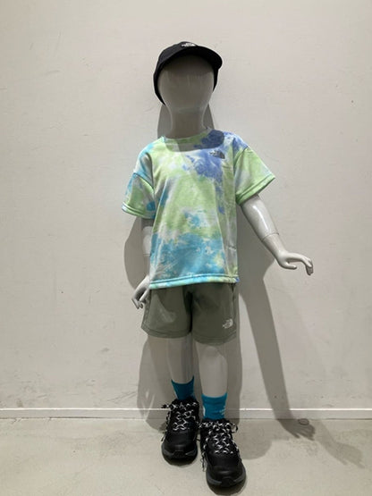 Japanese children's clothing TNF waterproof series high stretch static care sports shorts 100-120cm boys'/girls' summer PANTS 