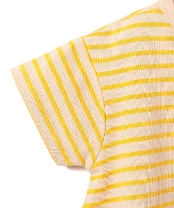 日本童裝 BE#AMS mini 條紋短袖連身裙 90-140cm 女童款 夏季 DRESSES