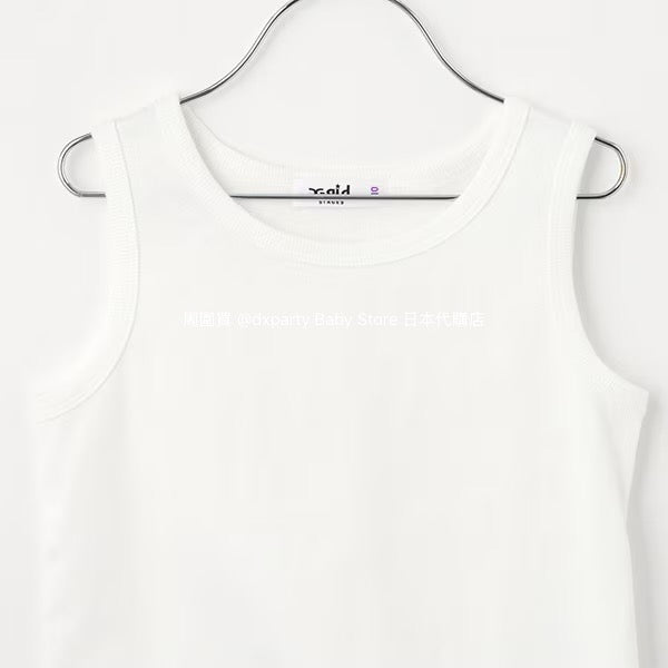 Japanese children's clothing X-girl Stages mesh top vest two-piece set 90-140cm girls summer TOPS 