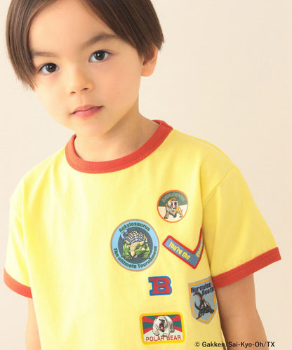 日本童裝 BE#AMS mini COLLABORATION 最強王者百科全書印花上衣 100-150cm 男童款 夏季 TOPS