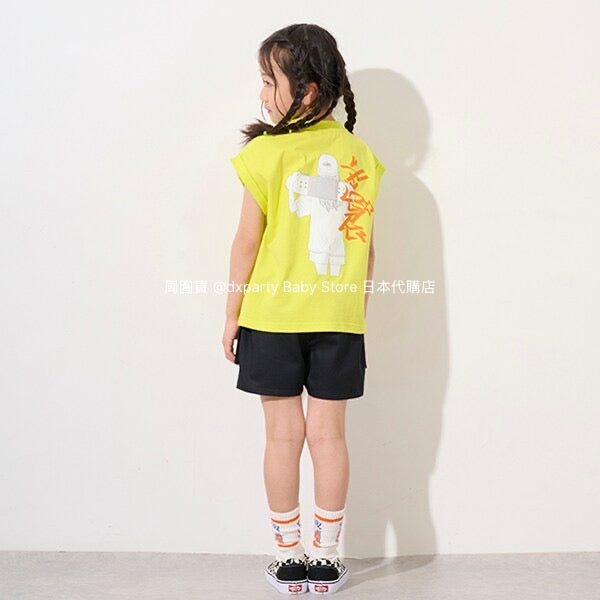 Japanese children's clothing X-girl Stages work pocket jeans 100-140cm girls summer PANTS 