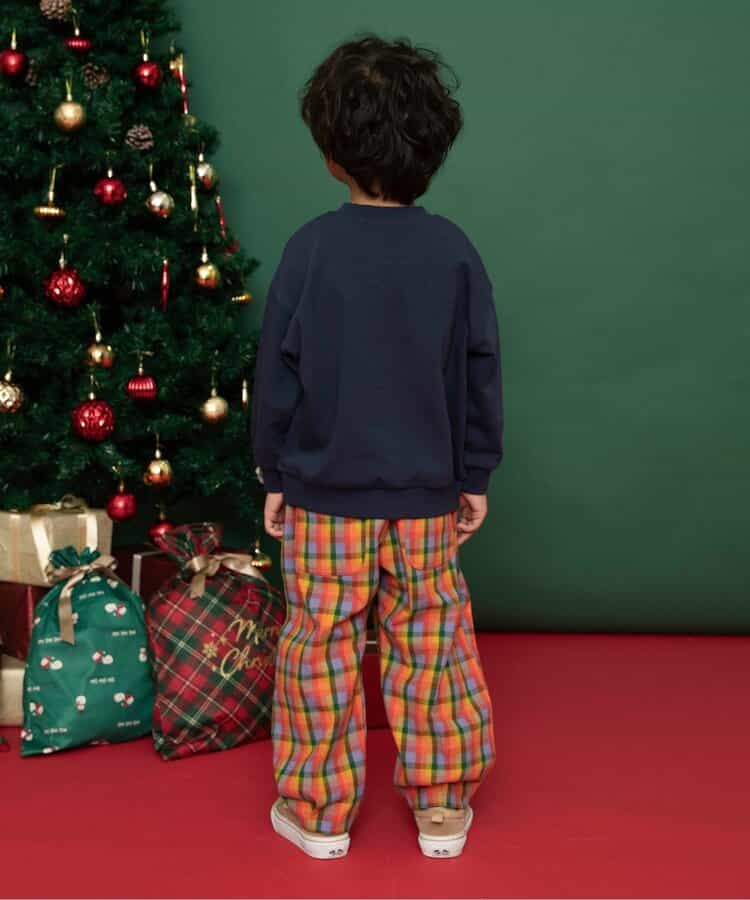 日本童裝 BREEZE 衛衣 80-140cm 男童款/女童款 冬季 Tops Christmas 聖誕快樂特輯 聖誕服裝/飾物配件 聖誕紅/新年紅