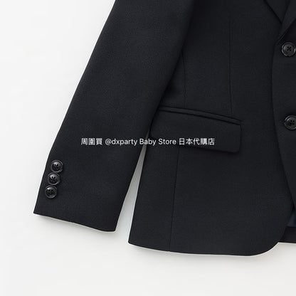 Japanese children's clothing pe#main three-piece suit 110-130cm boys' summer TOPS PANTS OUTERWEAR interview/banquet/performance 