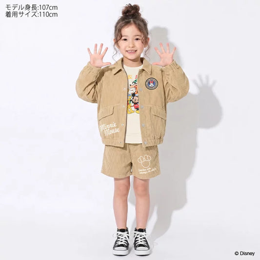 日本童裝 BDL x Disney 燈芯絨外獨 90-140cm 男童款/女童款 秋季 (適合初秋、香港平均溫度）OUTERWEAR 