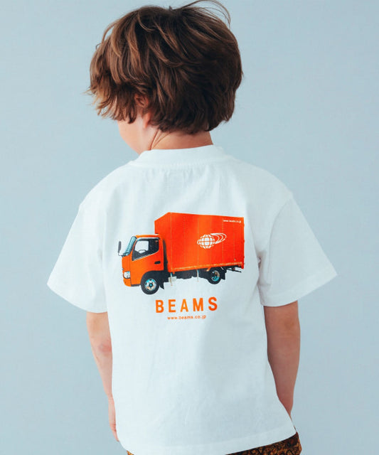 Japanese children's clothing BEAMS BEAMS size tops 90-130cm boys' summer TOPS 