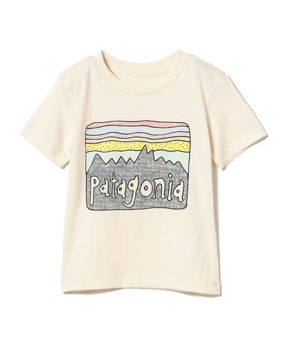 Japanese children's clothing BEAMS Patagonia short-sleeved tops 1-5 years old boys/girls summer TOPS 
