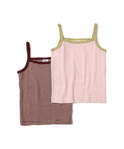 BEAMS Japanese Kids Clothing [Special Edition] Robert P. Miller Vest Set of 2 (95-145cm) Girls Summer TOPS 