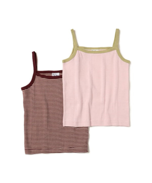 BEAMS Japanese Kids Clothing [Special Edition] Robert P. Miller Vest Set of 2 (95-145cm) Girls Summer TOPS 