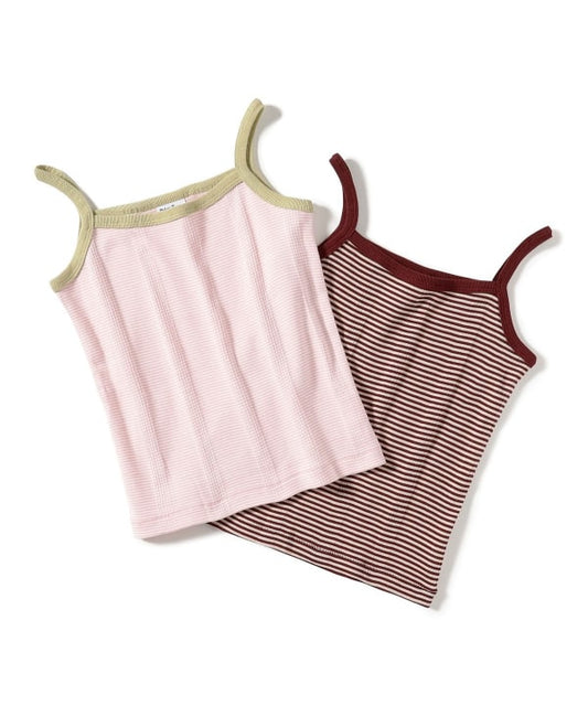 BEAMS Japanese Kids Clothing [Special Edition] Robert P. Miller Vest Set of 2 (95-145cm) Girls Summer TOPS 