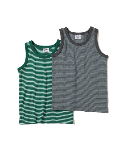 BEAMS Japanese Kids Clothing [Special Edition] Robert P. Miller Vest Set of 2 (95-145cm) Boys Summer TOPS 