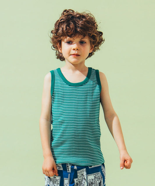BEAMS Japanese Kids Clothing [Special Edition] Robert P. Miller Vest Set of 2 (95-145cm) Boys Summer TOPS 