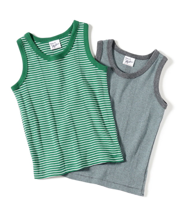 BEAMS Japanese Kids Clothing [Special Edition] Robert P. Miller Vest Set of 2 (95-145cm) Boys Summer TOPS 