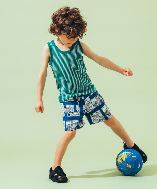 BEAMS Japanese Kids Clothing [Special Edition] Robert P. Miller Vest Set of 2 (95-145cm) Boys Summer TOPS 