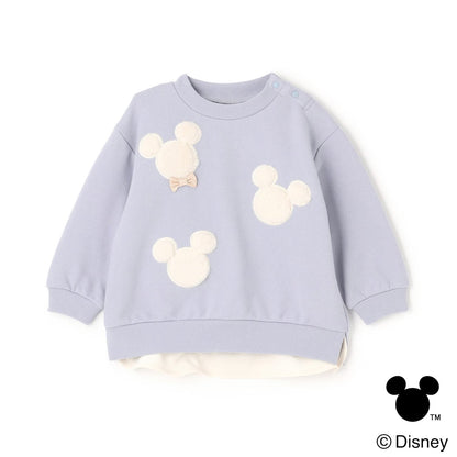 日本童裝 pe#main x Disney 毛毛圖案衛衣 80-130cm 男童款/女童款 冬季 TOPS 聖誕紅/新年紅