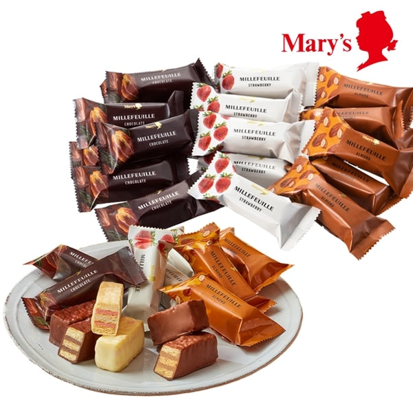 日本直送 Mary's Chocolate 千層酥大包裝 500g入 聖誕快樂特輯 新年行運發財特輯 Christmas Happy New Year 馬年 限定手信