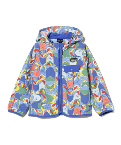 BEAMS Patagonia UV-proof and waterproof series colorful windbreaker for boys and girls aged 1-5, summer outerwear 
