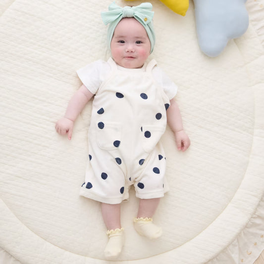 日本童裝 pe#main 吊帶工人褲及上衣兩件套裝 70-80cm 男童款/女童款 初生嬰兒 夏季 TOPS Jumpsuit