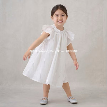 Japanese children's clothing pe#main dress 80-130cm girls summer dresses 