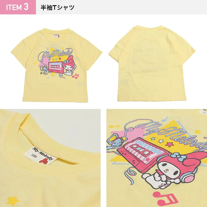 日本直送 Sanrio 福袋5點 100-130cm 女童款 2026年日本新春福袋 福袋不參與$900免運 滿$900可加$25免運 【日本預售：2026年1月1日】
