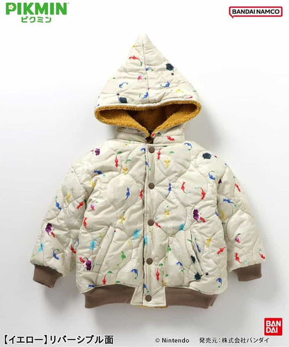 日本童裝 BREEZE x Pikmin 2Way 雙面兩著 夾棉外套 80-140cm 男童款/女童款 冬季 (適合初秋、香港平均溫度、寒冷天氣）OUTERWEAR 
