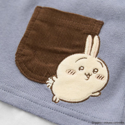 日本童裝 pe#main x【Chiikawa】假兩件衛衣 80-130cm 男童款 初生嬰兒 夏季 TOPS