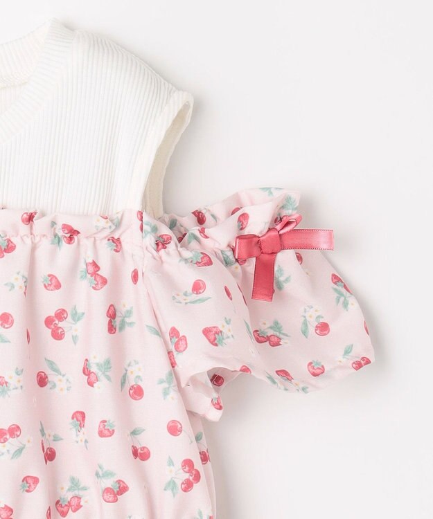日本童裝 aF#a325 露肩連身裙 100-150cm 女童款 夏季 DRESSES