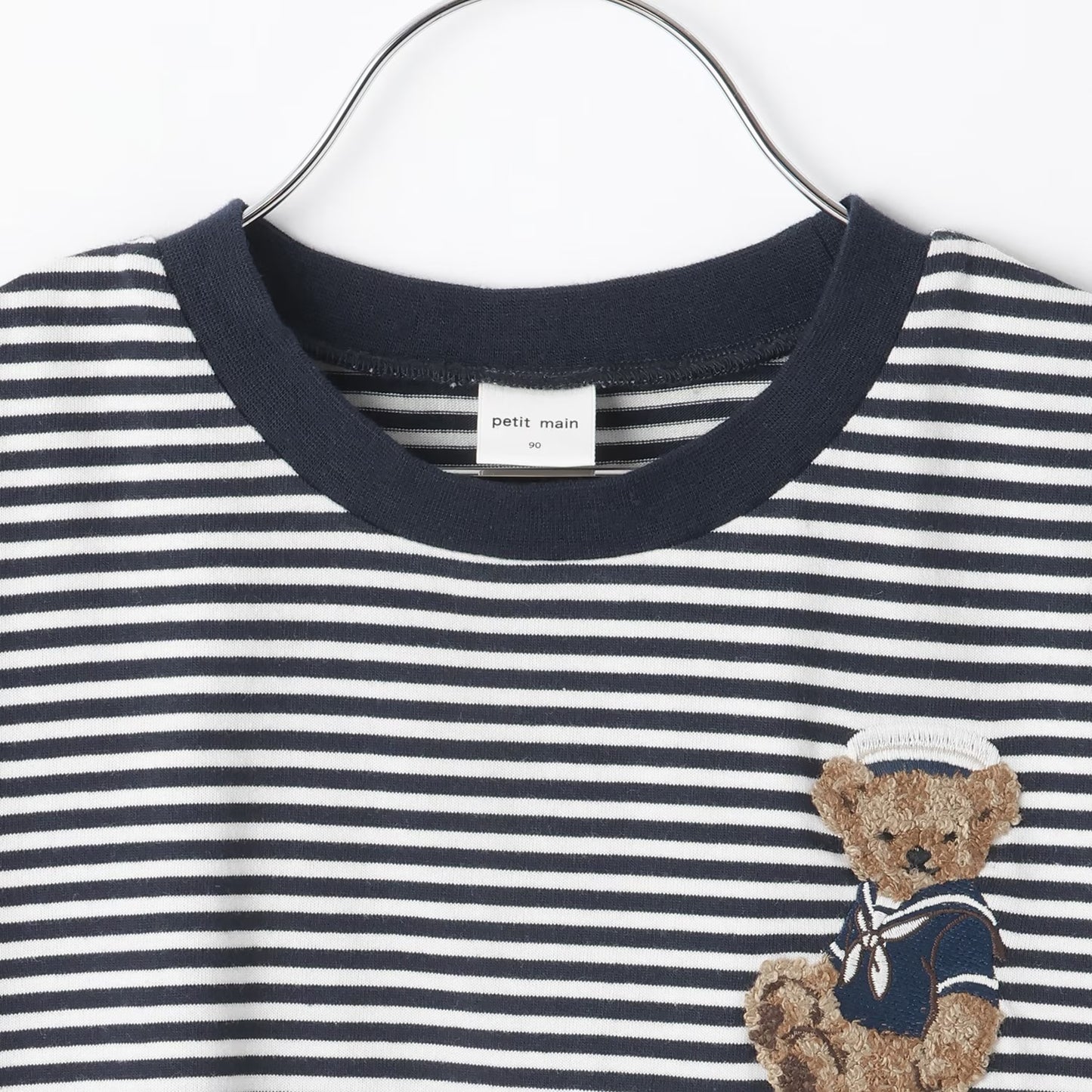 日本童裝 pe#main 熊仔刺繡上衣 80-130cm 男童款/女童款 夏季 TOPS