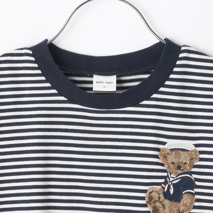 日本童裝 pe#main 熊仔刺繡上衣 80-130cm 男童款/女童款 夏季 TOPS