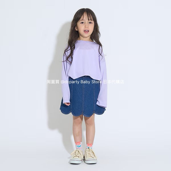 Japanese children's clothing Ly# mine thin top and camisole set 100-150cm girls summer TOPS 