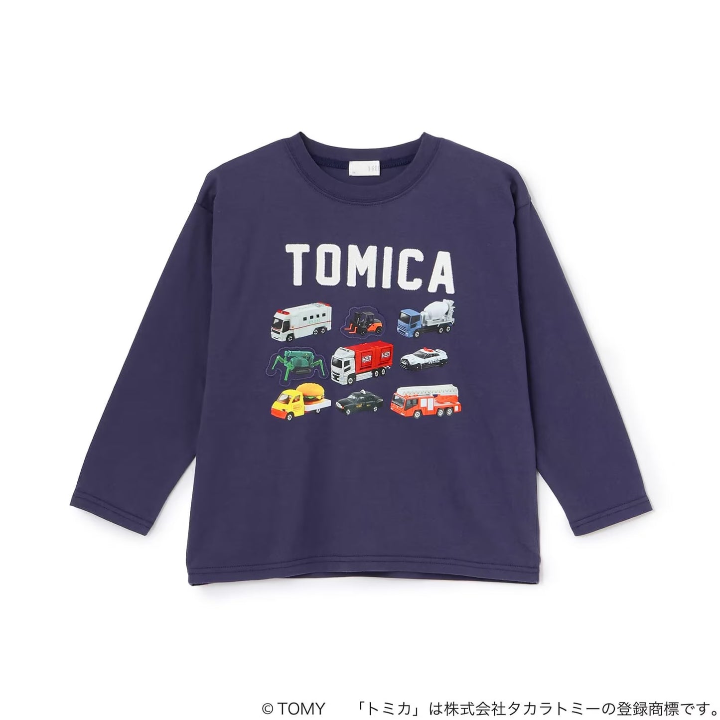 日本童裝 b・R# x Tomica 印花上衣 90-130cm 男童款 秋季 TOPS