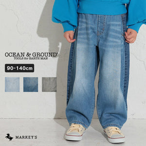 日本童裝 MARKEY’S ocean&ground 拼色牛仔褲 90-140cm 男童款 秋季 PANTS