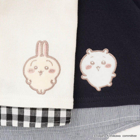 日本童裝 pe#main x Chiikawa 假兩件拼接上衣 80-110cm 男童款 夏季 TOPS