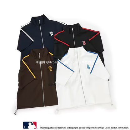 Lovetoxic x MLB Water-Absorbent Quick-Drying Short-Sleeved Jacket (140-170cm) for Girls (Summer Outerwear) 