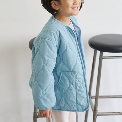 日本童裝 b・R# 絎縫夾棉外套 100-140cm 男童款 冬季(適合初秋、香港平均溫度、寒冷天氣）OUTERWEAR 【日本預售：2026年9月中旬】