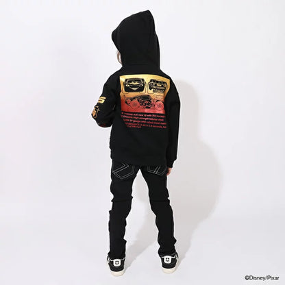 日本童裝 BDL x Disney 親子裝 Cars印花連帽衛衣 90-130cm 男童款 冬季 TOPS