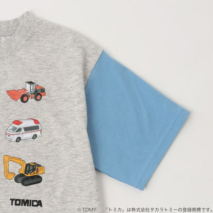 日本童裝 b・R# x Tomica 防污系列 速乾系列 防UV 印花上衣 90-130cm 男童款 夏季 TOPS