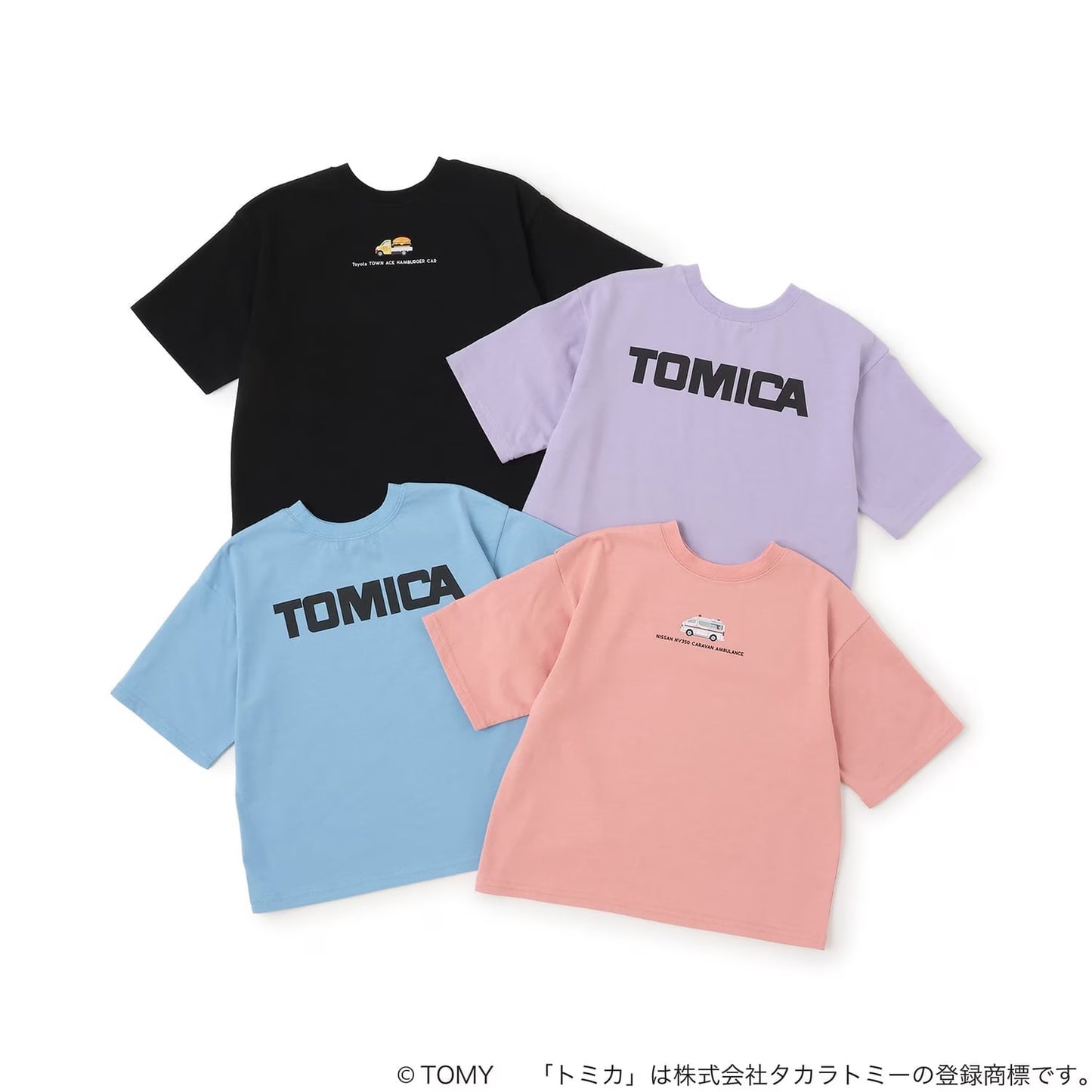 日本童裝 b・R# x Tomica 防污系列 速乾系列 防UV 2Way 前後兩著 印花上衣 90-130cm 男童款 夏季 TOPS