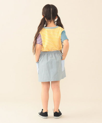 日本童裝 BEAMS mini 工裝百摺短裙 90-140cm 女童款 夏季 SKIRTS