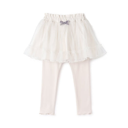 日本童裝 Ly# mine 蓬鬆薄紗裙連打底褲 100-140cm 女童款 冬季 SKIRTS PANTS