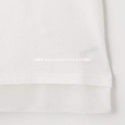 Japanese children's clothing X-girl Stages mesh patchwork dress 80-140cm girls summer dresses 